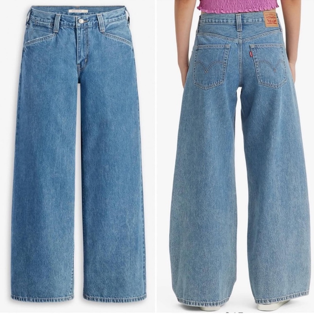 Levi's 94 Baggy wide leg jeans 💙